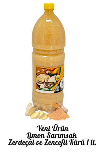 ayşeana yöresel Limon Sarımsak Zencefil Zerdeçal Kürü (1 Litre)