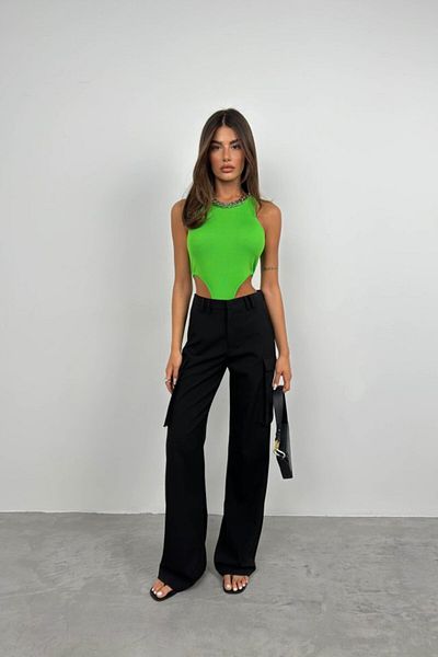 modaserdem    Window Detail Swimmer Bodysuit