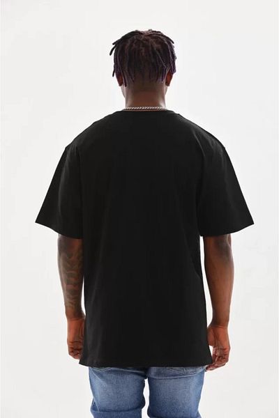 Mirage Fashion Wanilia Unisex Printed Oversize T-Shirt - Black