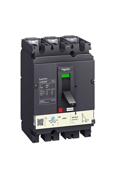 SCHNEIDER LV525333 175-250 A 36 كيلو أمبير 3 أقطاب TER.MAN.SWITCH