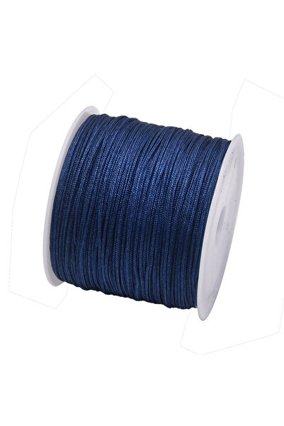 Choice 0.8 مم 45 متر أزرق داكن 50 ياردة 0.8 مم حبل نايلون للحرف اليدوية لصنع ...