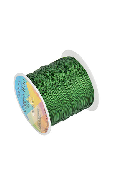 Choice سلك نحاسي أخضر 100 متر/لفة، مقاس 28 (0.3 مم)، 0.3/0.4/0.5 مم، سلك خرز ...