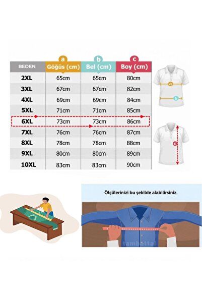 tambattal Dekons Large Size Lacost Pike Bis Collar T-Shirt Suitable for 115kg to 175kg