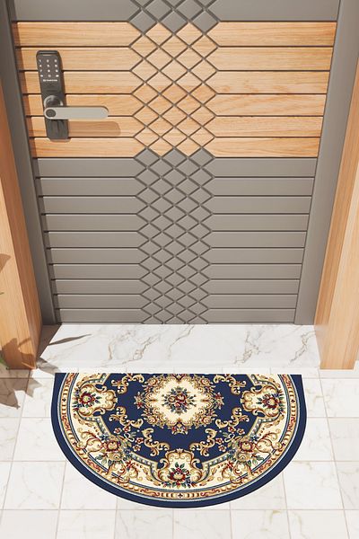 Rugmood Modern Digital Doormat Colorful Carpet Pattern Doormat - Front Door Mat