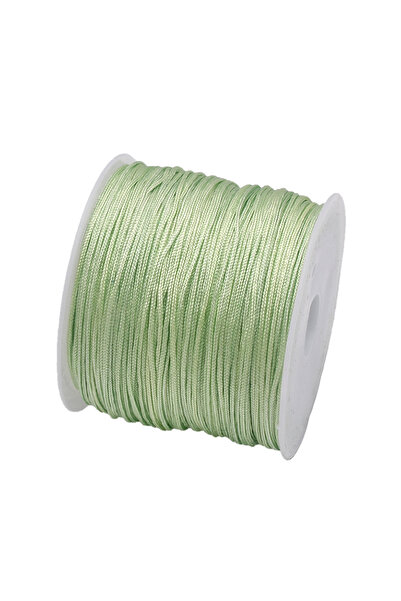 Choice 0.8 مم 45 مترًا أخضر فاتح 50 ياردة 0.8 مم حبل نايلون للحرف اليدوية لصن...