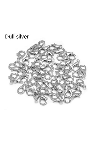 Choice 12 مم × 50 قطعة فضية باهتة 50 قطعة 10 12 14 16 18 21 مم مشابك جراد الب...