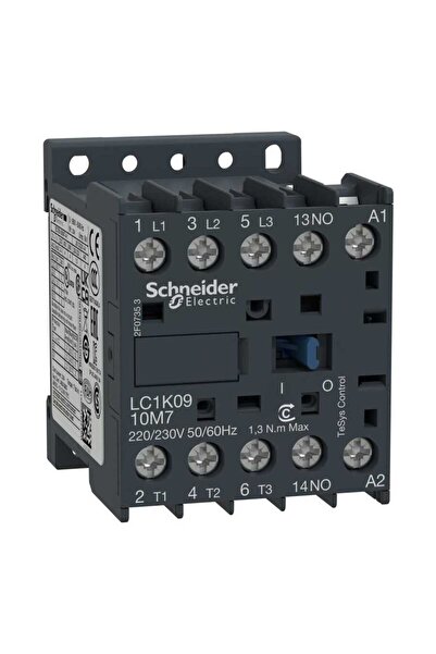 SCHNEIDER LC1K0910M7 4 kW 3NA+1NA 9A 220 VAC KONTAKTÖR