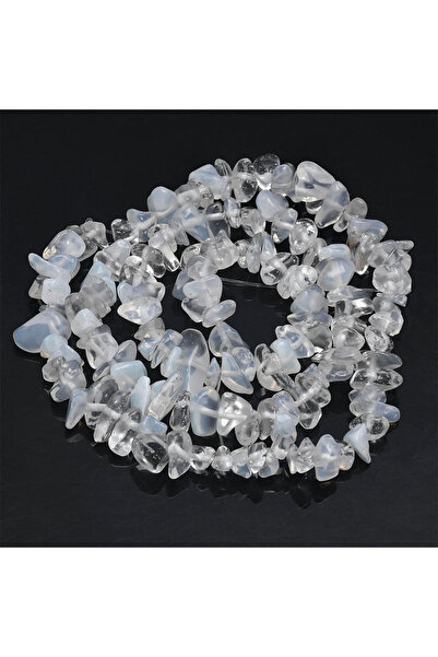 Choice الطول حوالي 39 سم، خرز من حجر الأوباليت الأبيض، 16 بوصة، خرز من الحجر ...