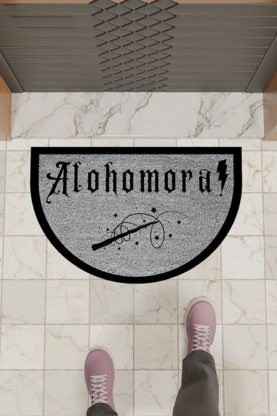 Dormot Home Modern Digital Gray Mat - Front Door Grinding