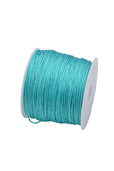 Choice حبل نايلون بطول 50 ياردة، لون أخضر طاووسي، 0.8 مم، 45 مترًا، مصنوع من ...