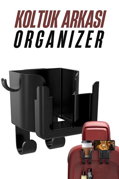 Transformacion Car Seat Back Organizer Cup Phone Holder 721494