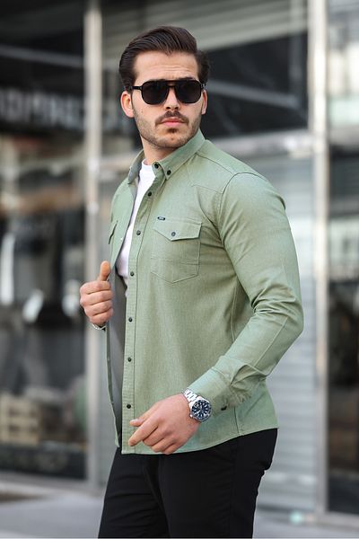 Artı1 Slim Fit Men's Denim Shirt Slim Fit