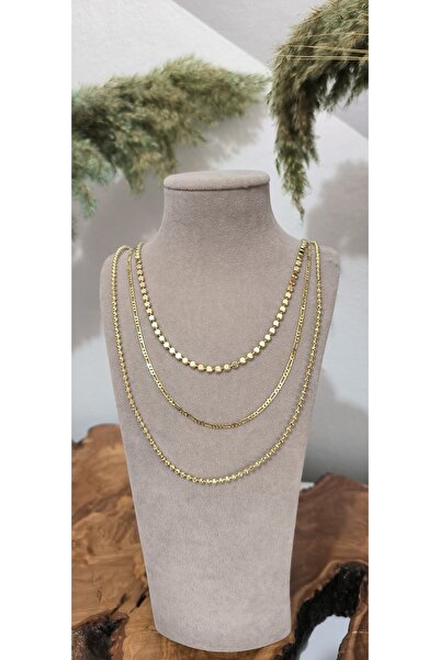 xUPING Vip Pul Ezme Model Kolye Kararmaz 14K Rengindedir 50cm