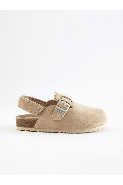 Next Baby Μπεζ Suede Παιδικές Παντόφλες Unisex / Σανδάλια