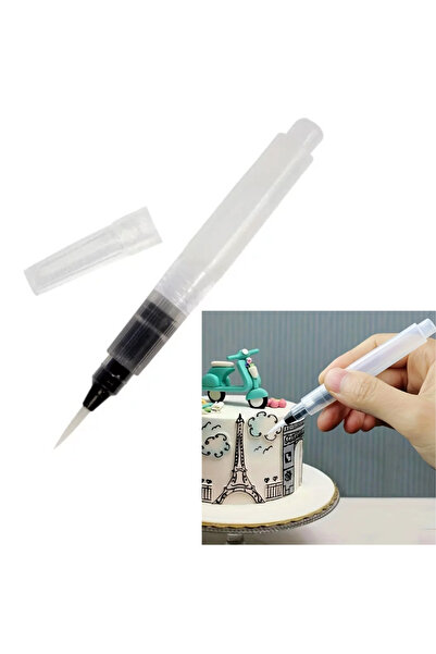 adin tasarım Su Hazneli Pastacılık Fırçası Waterbrush Fırça Pasta Şeker Hamuru Kek Epoksi Hobi Süsleme Kalemi
