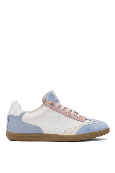 Mammamia Tenis clasic albastru - piele naturală pentru femei D25YA-550