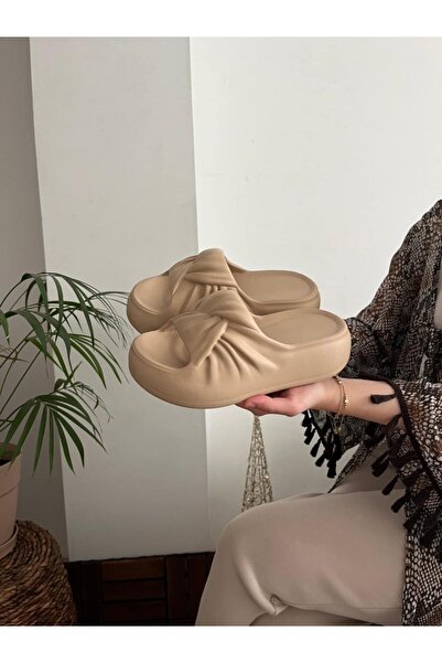 Behtah Kundura High Thick Soled Slide Slippers Garden Beach Pool Sea Summer Daily Slippers