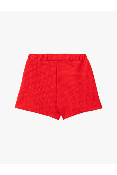 Koton Beli Lastikli Basic Mini Şort Etek