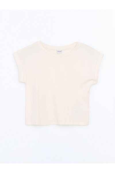 LC Waikiki Νέα σεζόν Crew Neck Girl's Tisort - S5EV99Z4