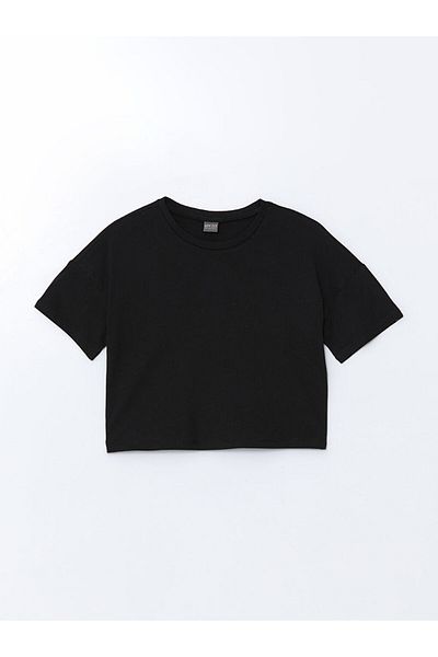 LC Waikiki Tricou pentru fete cu gât crew de sezon nou - S5IB39Z4