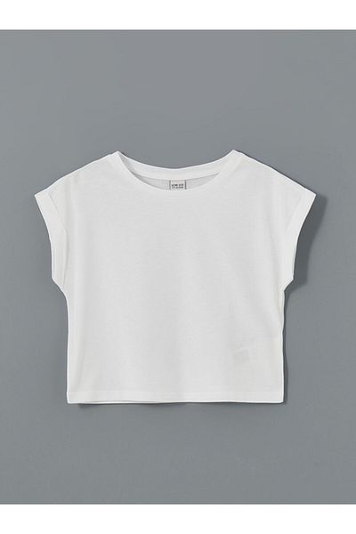 LC Waikiki Νέα σεζόν Crew Neck Girl's Tisort - S5EV99Z4