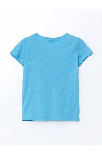 LC Waikiki Tricou pentru fete cu gât crew de sezon nou - S5KH82Z4