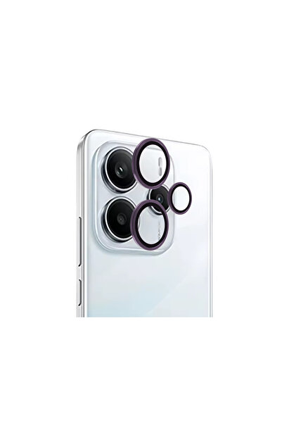 NANOSPACE Xiaomi Redmi Note 14 5G İle Uyumlu Temperli Safir Cam Lens Koruyucu...