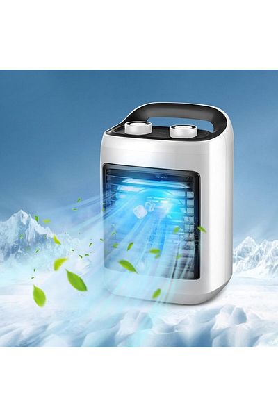 COOYA Portable Air Conditioners Fan, 3 Speed Fast Cooling, low Noise,for household, outdoor, white