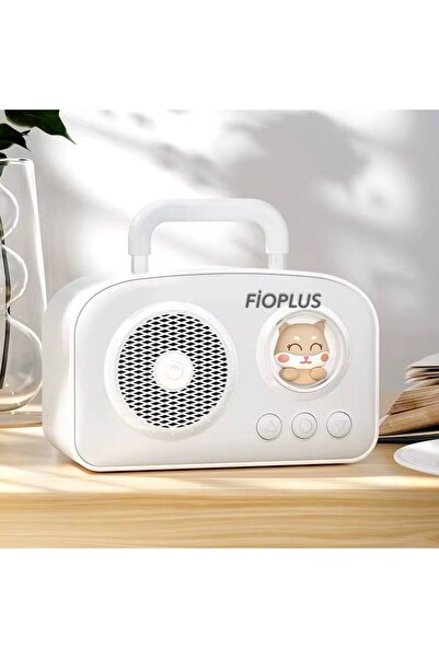 FİOPLUS Retro Bluetooth Hoparlör – Sevimli Tasarım, Taşınabilir, Güçlü Ses, K...