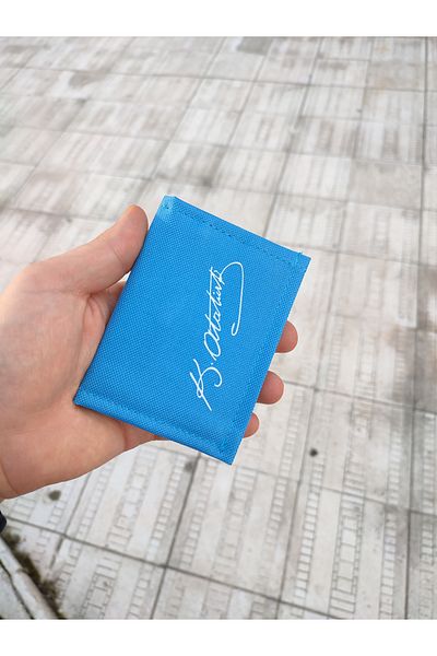 JANJAN Portofel original unisex sport model din material textil impermeabil cu velcro cu compartiment pentru bani și suport pentru carduri