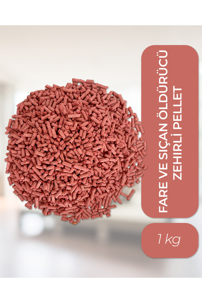 igdeX Güçlü Sıçan ve Fare Zehiri Pellet 1 KG Etkili Fare Zehiri