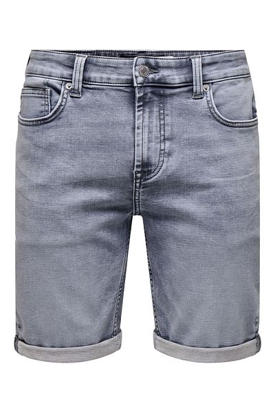 Only & Sons Jeans-Shorts ONSPLY Mittlere Taille Normal geschnitten Shorts