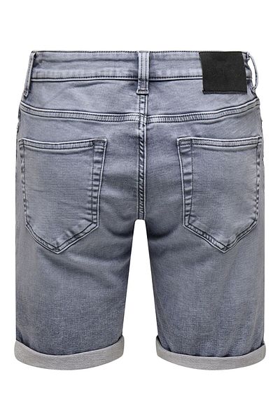 Only & Sons Jeans-Shorts ONSPLY Mittlere Taille Normal geschnitten Shorts