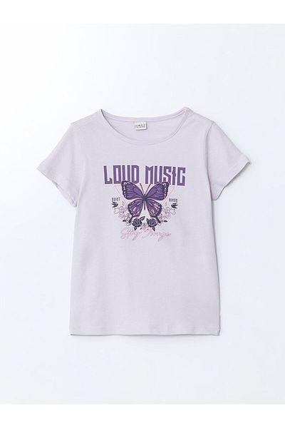 LC Waikiki New Season Crew Neck Girl's T-Shirt - S5Ey09Z4