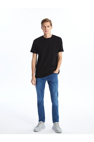 LC Waikiki New Season Crew Neck Combed Cotton Ανδρικό Tisort - S4OP35Z8