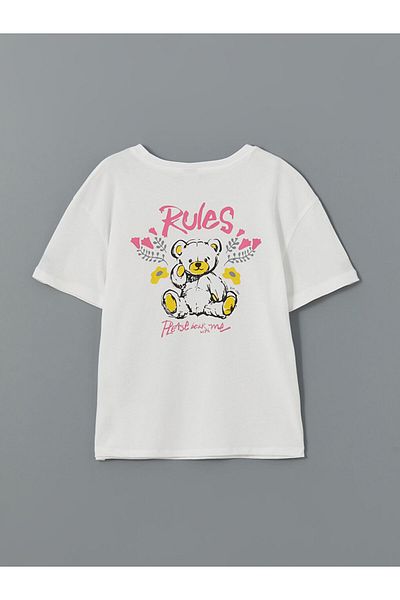 LC Waikiki Νέα σεζόν Crew Neck Girl's Tisort - S5FB06Z4