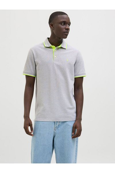 Jack & Jones Poloshirt Einfarbig Hemdkragen Poloshirt