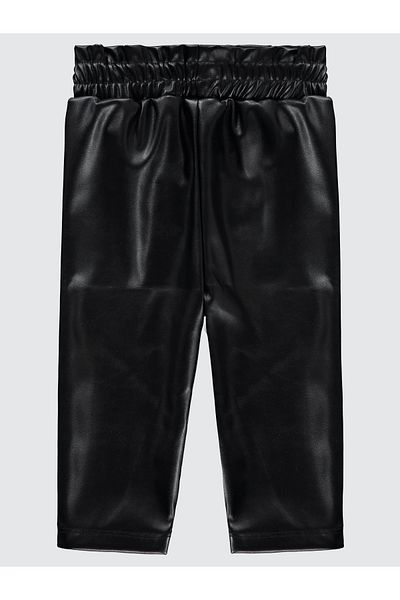 Civil Baby Baby Girl Leather Trousers 9-18 Months Black