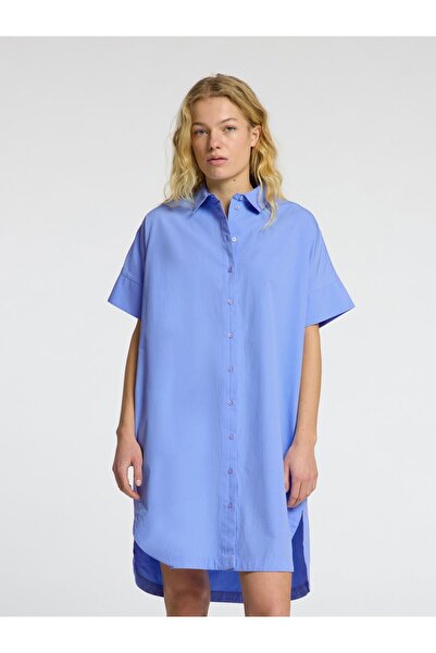 Selected Femme Blusenkleid Baumwoll