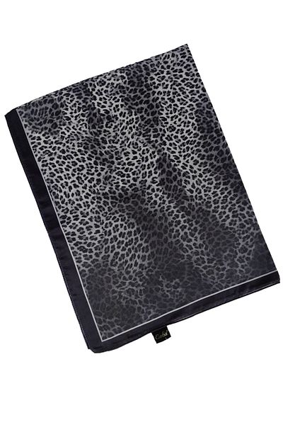 mim eşarp Enba Soft Cotton Leopard Patterned Shawl 75X190 cm