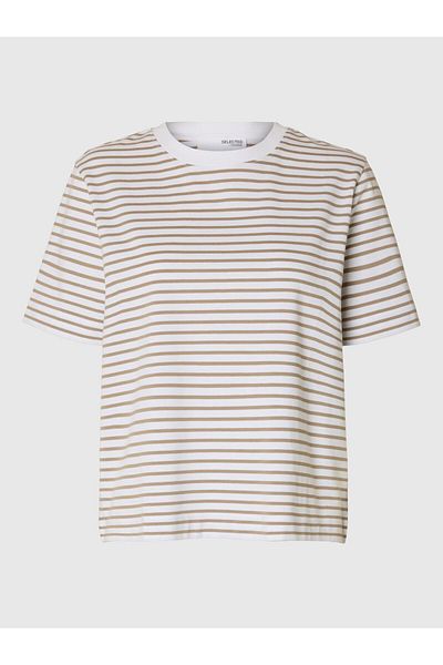 Selected Femme T-Shirt Gestreiftes Boxy fit