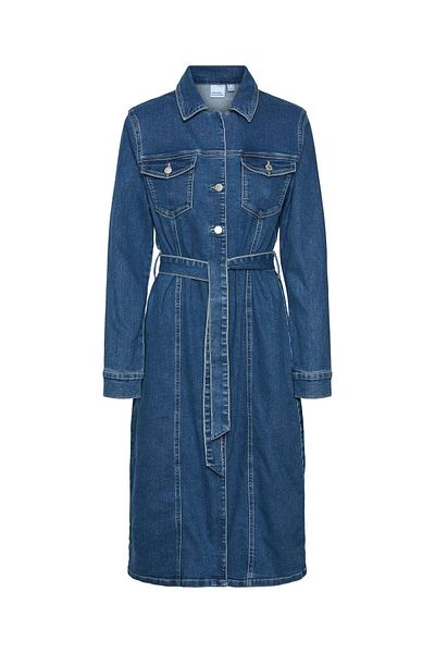 Vero Moda Jeanskleid VMTELLY Midikleid