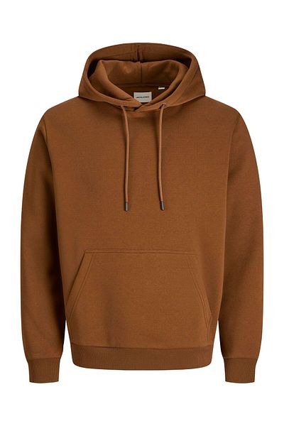 Jack & Jones Plus Kapuzenpullover Plus Size Einfarbig Kapuzenpullover