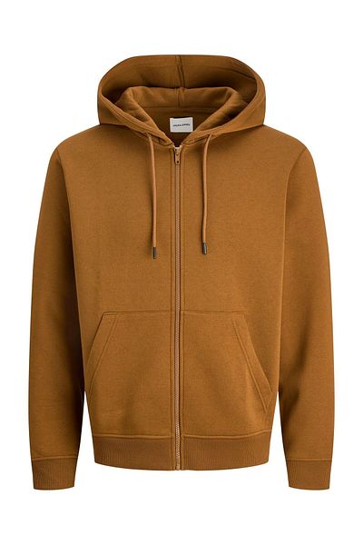Jack & Jones Plus Kapuzenjacke Plus Size Einfarbig Kapuzenjacke