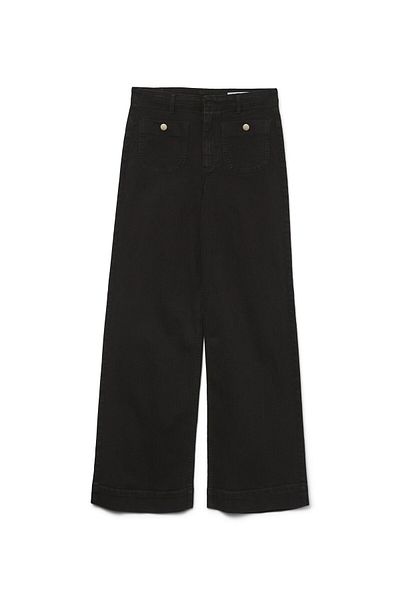 Vero Moda Weit geschnitten VMKAYLA Hohe Taille Weiter Beinschnitt Jeans