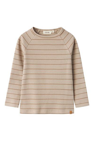 Lil' Atelier Oberteil mit langen Ärmeln Slim Fit