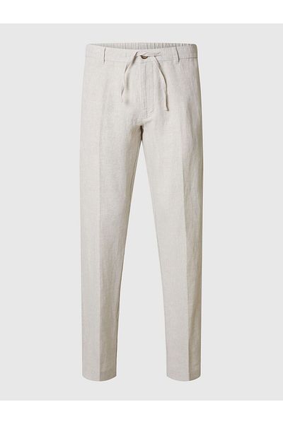 Selected Homme Hose aus Leinengemisch 196 Straight Fit