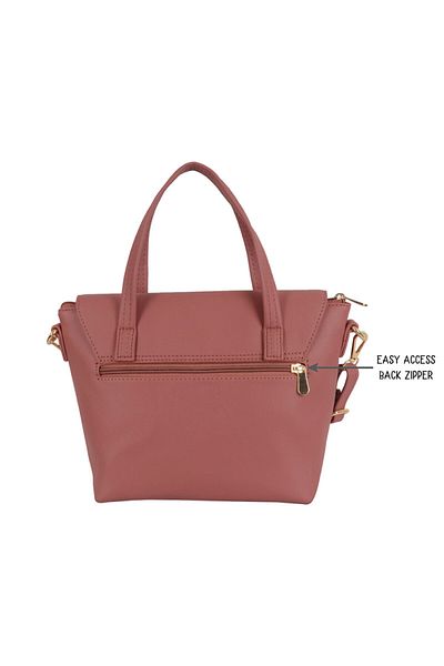 Baggit Womens Lxe Truitt Satchel Bag- Blue | Modern Design Stylish Hand Bag For Women