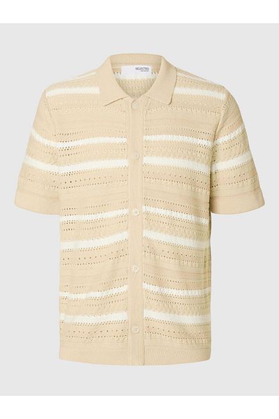 Selected Homme Kurzarmhemd Strick
