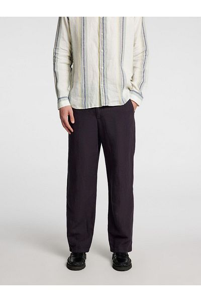Selected Homme Hose aus Leinengemisch 220 Loose Fit